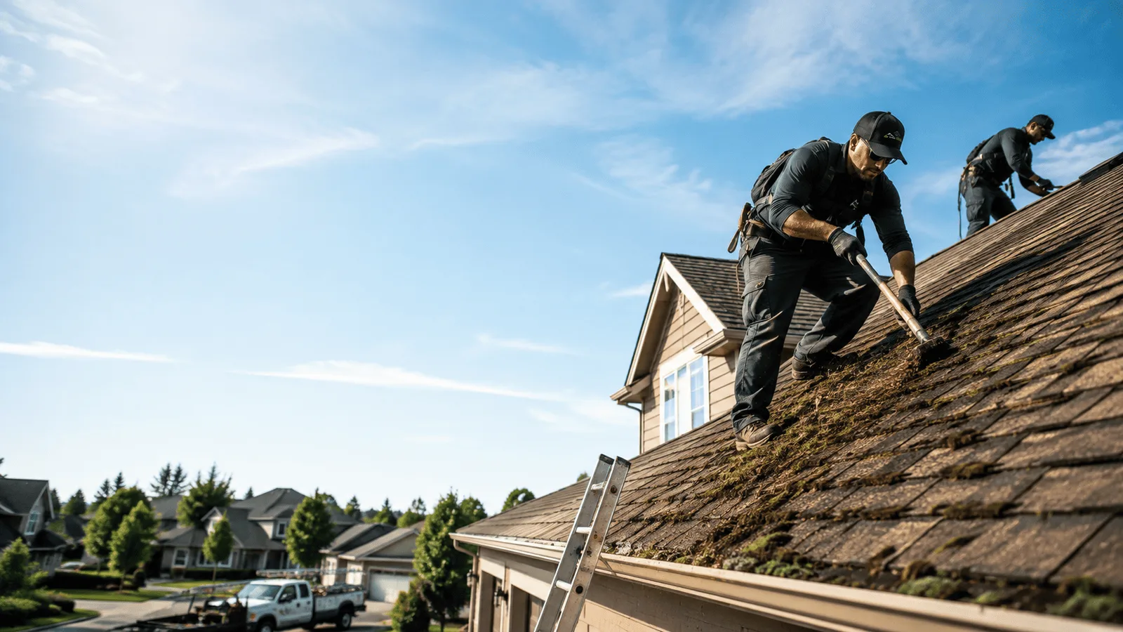 Roof Moss Removal in Kincaid, IL near me